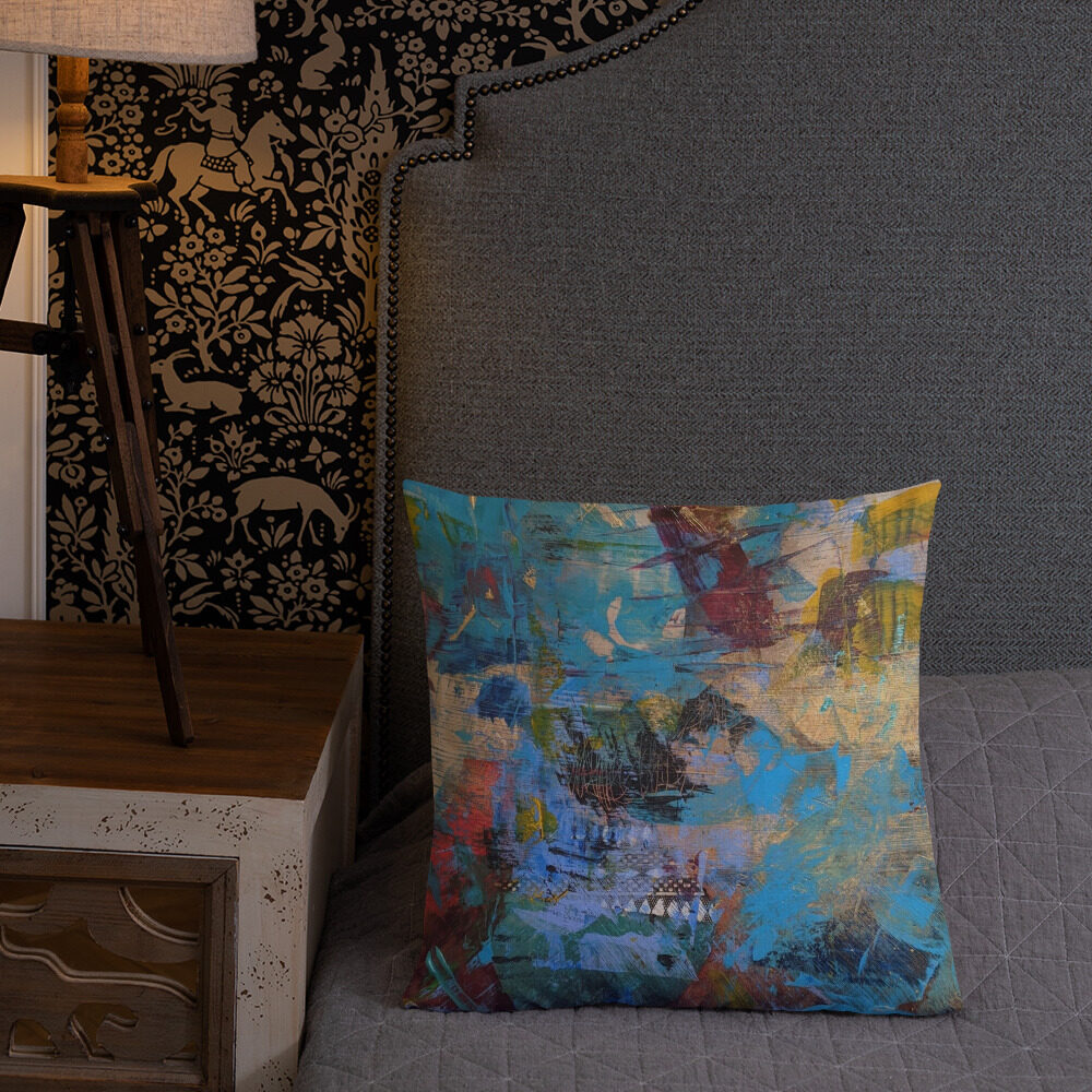 all-over-print-premium-pillow-Blue Harmonics