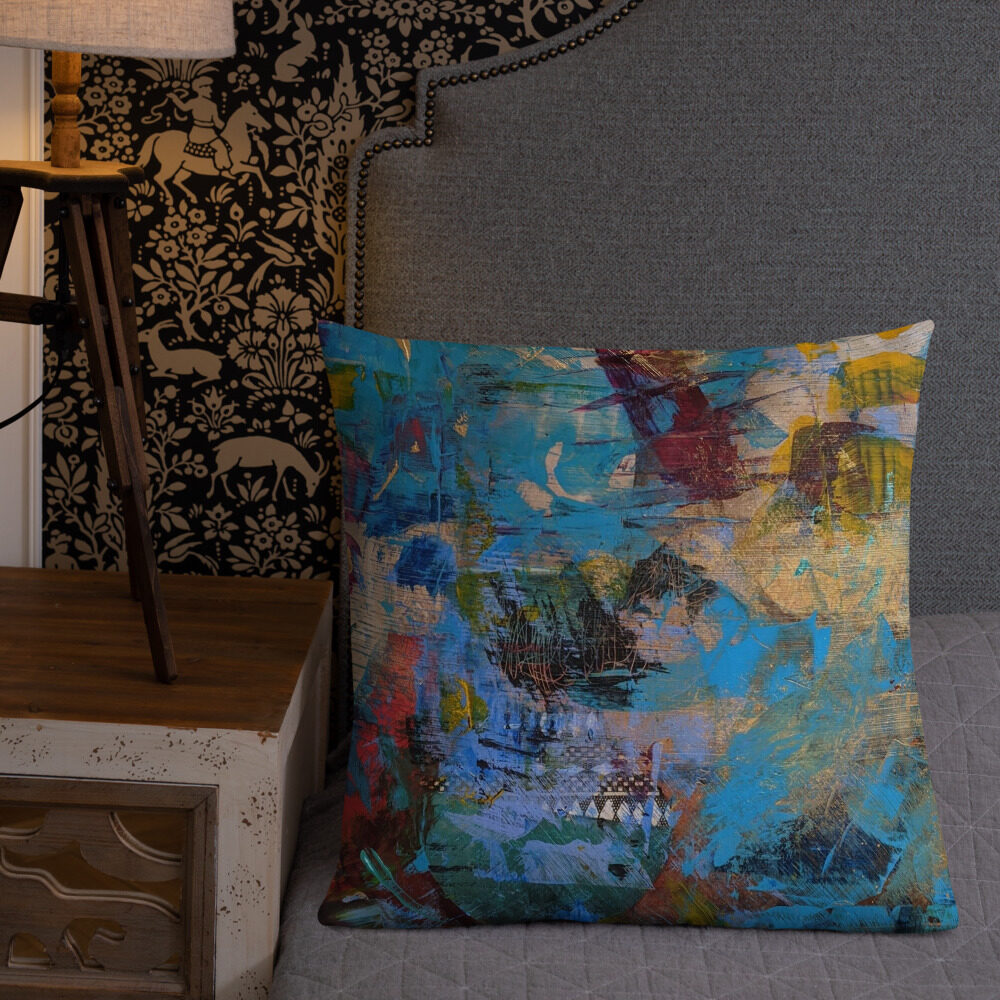 all-over-print-premium-pillow-Blue Harmonics