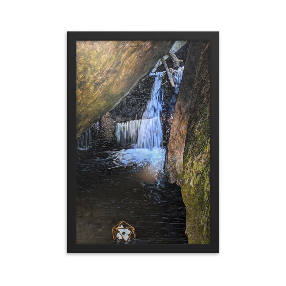 enhanced-matte-paper-framed-poster-in-black-Secret Falls