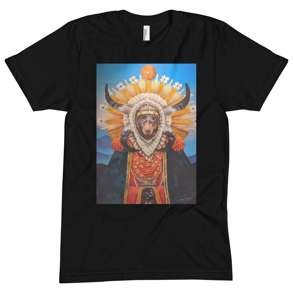 unisex-crew-neck-tee-black-front-The Queen Mother